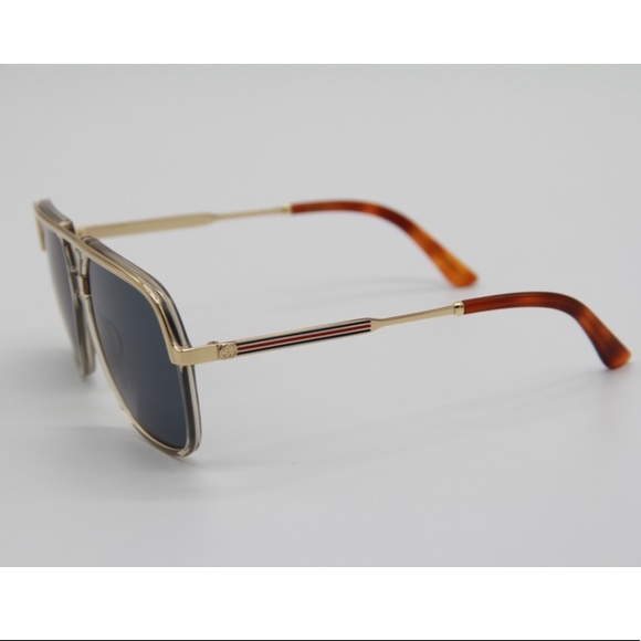 NEW GG0200S 004 GUCCI SUNGLASSES NEW COLLECTION AVIATOR GUCCI - Picture 5 of 11
